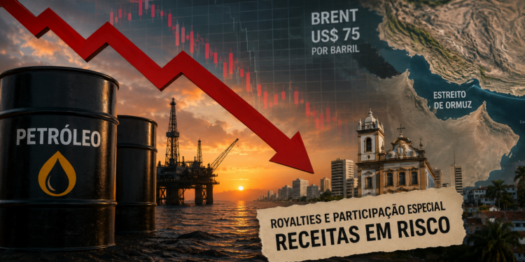 Quando a paz custa caro: a queda do petróleo ameaça a era de abundância dos municípios petrolíferos