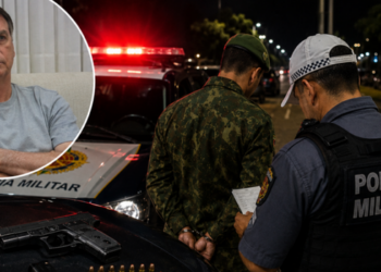 Pistola registrada em nome de Jair Bolsonaro foi apreendida durante blitz da Polícia Militar no DF. Arma estava com sargento do Exército, que alegou reparo no armamento.