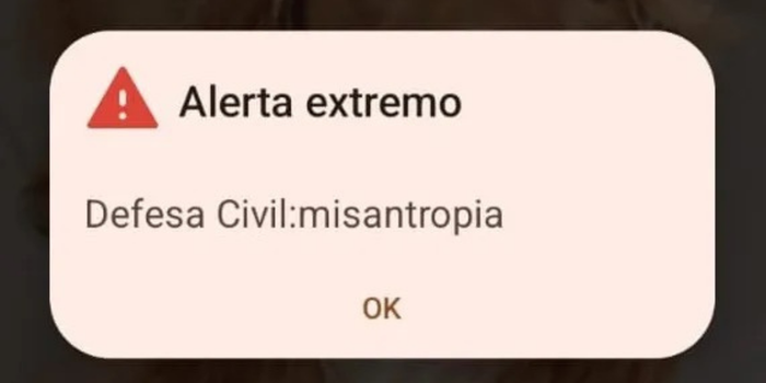 Defesa Civil suspende sistema após alerta falso enviado a celulares no Brasil.
