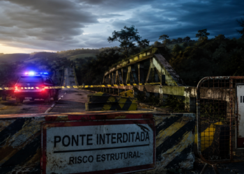 Ponte do Esqueleto pode ser demolida após morte de jovem em salto sem equipamento de segurança no interior de São Paulo.