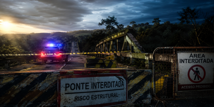 Ponte do Esqueleto pode ser demolida após morte de jovem em salto sem equipamento de segurança no interior de São Paulo.