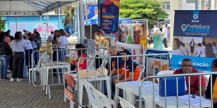 Macaé realiza edição do Prefeitura Presente nos Bairros no Santo Amaro