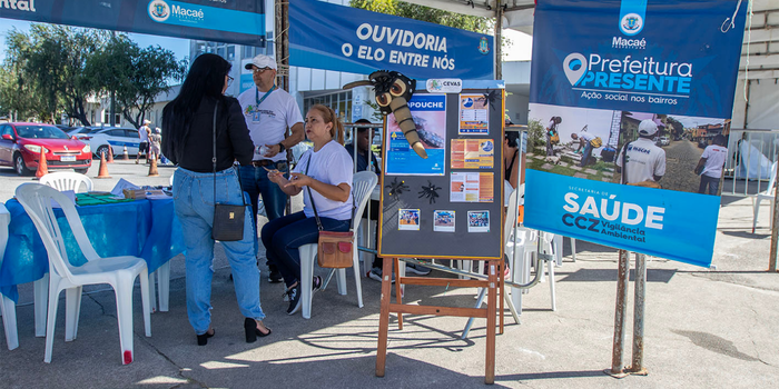 Santo Amaro recebe Prefeitura Presente neste sábado com serviços gratuitos em Macaé.