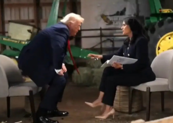 Donald Trump abandonou entrevista à NBC após ser questionado sobre provas de fraude eleitoral em eleições na Califórnia.