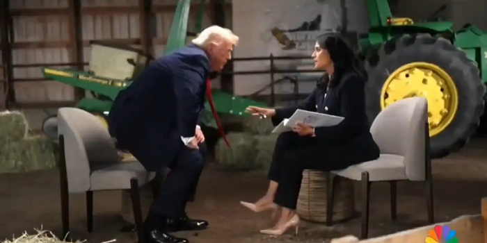 Donald Trump abandonou entrevista à NBC após ser questionado sobre provas de fraude eleitoral em eleições na Califórnia.