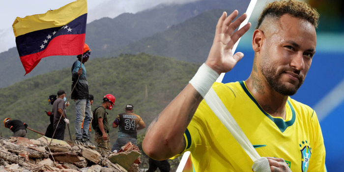 Neymar doa cerca de R$ 1,3 milhão para ajudar vítimas dos terremotos na Venezuela. Recursos serão destinados à compra de alimentos, água, medicamentos e abrigos emergenciais.