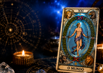 Entenda a mensagem do arcano O Mundo, carta que simboliza realização, encerramento de ciclos e abertura para novas conquistas.