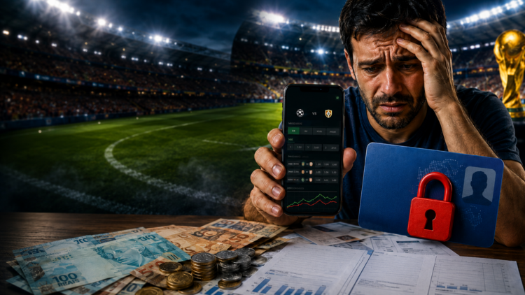 Brasileiros ampliaram a procura pelo bloqueio voluntário das bets durante a Copa do Mundo de 2026.