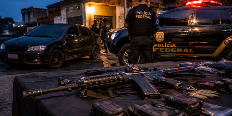 Operação Unha e Carne VI cumpre mandados no Rio e prende Márcio Canella após apreensão de fuzil em veículo.