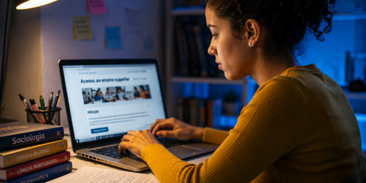 Inscrições para o Prouni 2026 do segundo semestre devem ser feitas exclusivamente pela internet até 10 de julho.