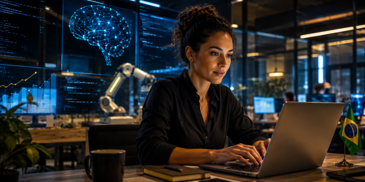 Demanda por profissionais de inteligência artificial cresce no Brasil e no exterior, com salários que podem superar R$ 80 mil por mês.