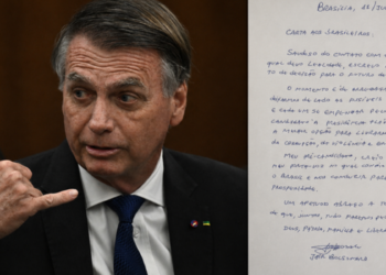 Jair Bolsonaro divulga carta em apoio à pré-candidatura presidencial de Flávio Bolsonaro e convoca aliados a superar divisões para as eleições de 2026.