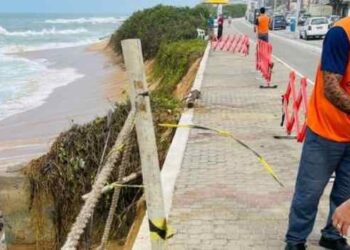 Defesa Civil de Macaé alerta para chuva forte, ventos acima de 40 km/h e ressaca com ondas de até 3 metros entre segunda e terça-feira.