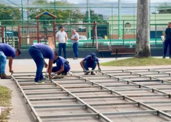 Carapebus entra na contagem regressiva para o Festival Sesc de Outono com estrutura em fase de montagem