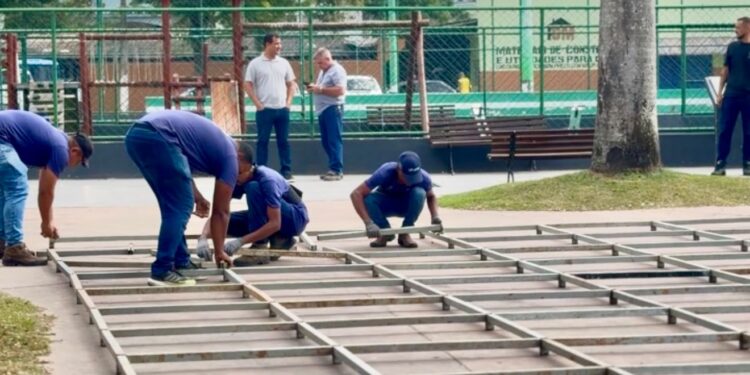 Carapebus entra na contagem regressiva para o Festival Sesc de Outono com estrutura em fase de montagem