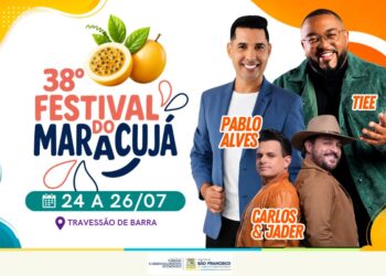Festival do Maracujá acontece de 24 a 26 de julho em Travessão de Barra, com shows gratuitos, cavalgada, motocross, gastronomia e atrações culturais.