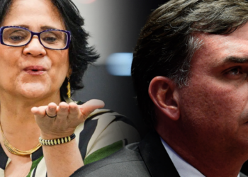 Damares Alves se afasta de articulações da pré-campanha de Flávio Bolsonaro após crise envolvendo Michelle Bolsonaro e aliados do senador.