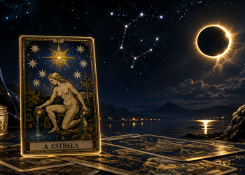 A Estrela aparece como símbolo da semana e serve de ponto de partida para uma conversa sobre como histórias, crenças, memória e fenômenos naturais ajudam a construir os significados atribuídos a agosto.