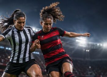 Flamengo enfrenta o Atlético-MG neste sábado (22), às 18h, no Luso-Brasileiro, em rodada decisiva do Campeonato Brasileiro Feminino A1.