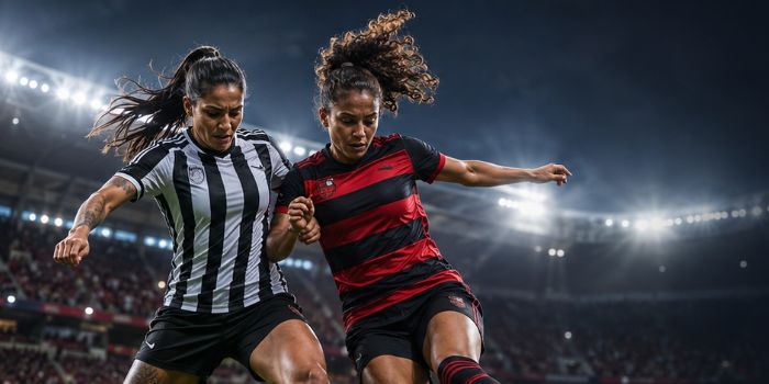 Flamengo enfrenta o Atlético-MG neste sábado (22), às 18h, no Luso-Brasileiro, em rodada decisiva do Campeonato Brasileiro Feminino A1.