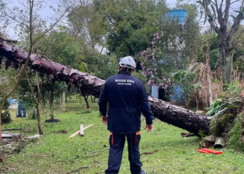 Frente fria deve provocar tempestades, vendavais e queda nas temperaturas no Sul e Sudeste, enquanto Nordeste terá tempo seco e chuva intensa no litoral.