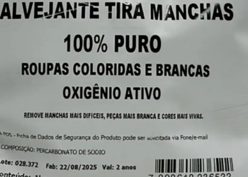 Anvisa proíbe 12 produtos de limpeza em todo o Brasil por irregularidades sanitárias. Veja a lista de alvejantes e tira-manchas atingidos pela medida.