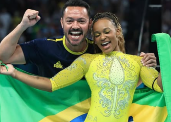 Rebeca Andrade volta à Copa do Mundo de ginástica artística na Hungria após pausa e disputará salto e trave antes do Mundial de Roterdã.
