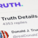 Truth Social lança Truth API para empresas acompanharem em tempo real publicações de Trump e outros perfis com impacto nos mercados.