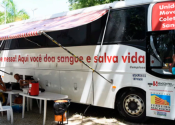 Hemocentro realiza coleta de sangue em São Francisco de Itabapoana na terça-feira, dia 25.