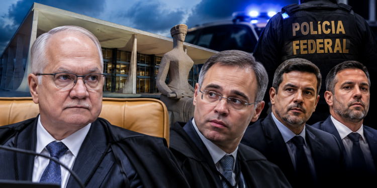 Edson Fachin suspende decisões de André Mendonça e Flávio Dino sobre a direção da PF e mantém Andrei Rodrigues no cargo até nova análise do Supremo.