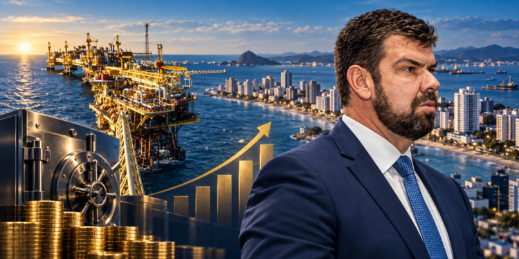 Welberth Rezende anuncia Fundo Soberano em Macaé, com até 10% dos royalties do petróleo e projeção de R$ 20 bilhões em cerca de 20 anos.