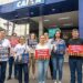 Greve da Caixa continua após rejeição da proposta para o novo acordo coletivo. Saúde Caixa é o principal ponto de divergência.