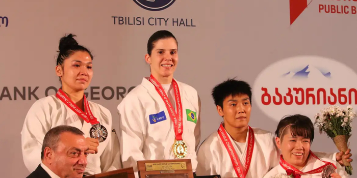 Brasil conquista três ouros, duas pratas e dois bronzes no Mundial Paralímpico de Judô, em Tbilisi, na Geórgia.