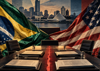 Brasil e Estados Unidos retomam negociações sobre tarifas durante reunião do G20 em Milwaukee e criam grupo de trabalho para discutir um possível acordo comercial.
