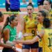 Seleção brasileira feminina comemora o título do Campeonato Sul-Americano de 2026 e a classificação para os Jogos Olímpicos de Los Angeles 2028, no Maracanãzinho.