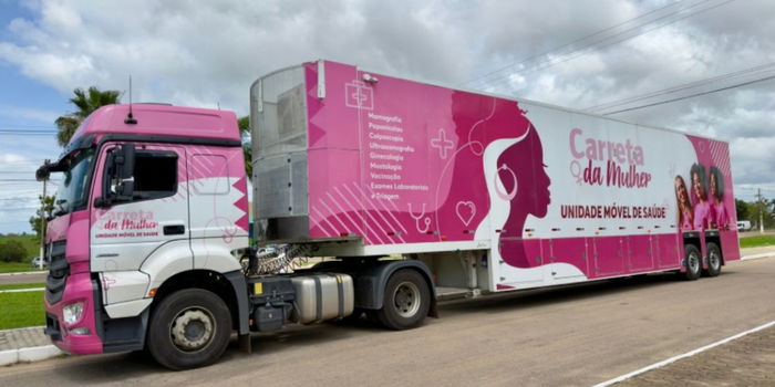 Carreta da Saúde amplia atendimento às mulheres durante o Outubro Rosa em SFI