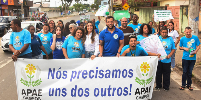 Blitz da Inclusão mobiliza Campos no Setembro Verde, reúne instituições que atendem 800 pessoas e anuncia seminário gratuito nesta quinta-feira (24).