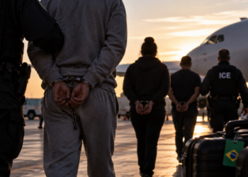 Brasileiros deportados dos Estados Unidos foram enviados para países africanos, como Libéria e Guiné Equatorial, durante os processos de remoção.