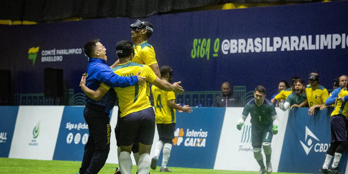 Brasil derrota a Costa Rica por 2 a 0 e avança à final da Copa América de futebol de cegos. Seleção enfrentará a Colômbia neste sábado.