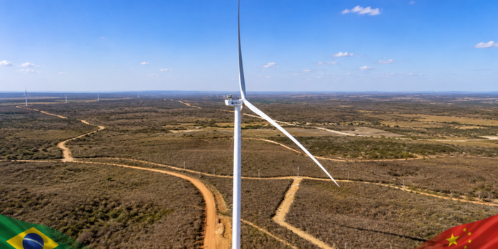 Projeto eólico da CTG Brasil na Paraíba é destacado na China por potencial de evitar mais de 2 milhões de toneladas de CO₂ por ano.