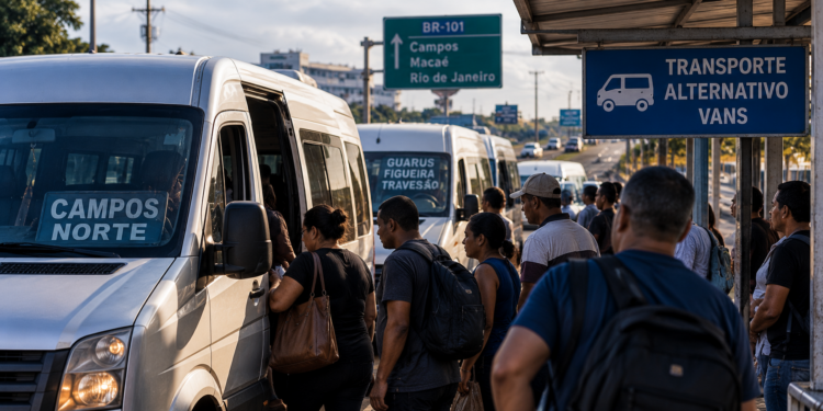 Passageiros denunciam cobrança extra de R$ 2 em vans e micro-ônibus do Norte de Campos. IMTT afirma que aumento não foi autorizado e anuncia fiscalização.