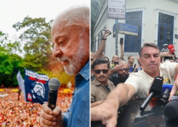 Pesquisa Datafolha divulgada em 15 de outubro aponta empate técnico entre Flávio Bolsonaro e Lula, com 47% e 45% das intenções de voto, respectivamente.