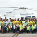 Projeto da ANAC leva 28 crianças e adolescentes de Macaé para conhecer profissões da aviação offshore e realizar o primeiro voo de helicóptero.