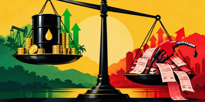  Alta do petróleo Brent, próximo de US$ 104 por barril, pode beneficiar exportadores como Brasil e Guiana, mas pressiona economias latino-americanas dependentes de combustíveis importados.