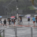 Inmet prevê chuva forte e temporais em áreas das regiões Sul, Sudeste e Centro-Oeste nesta terça-feira (6).