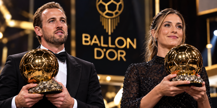 Harry Kane e Alexia Putellas vencem a Bola de Ouro 2026. Veja os destaques da cerimônia, a posição dos brasileiros e os outros premiados.